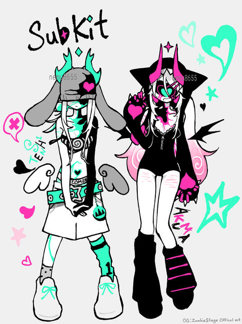 flat color example flat color example